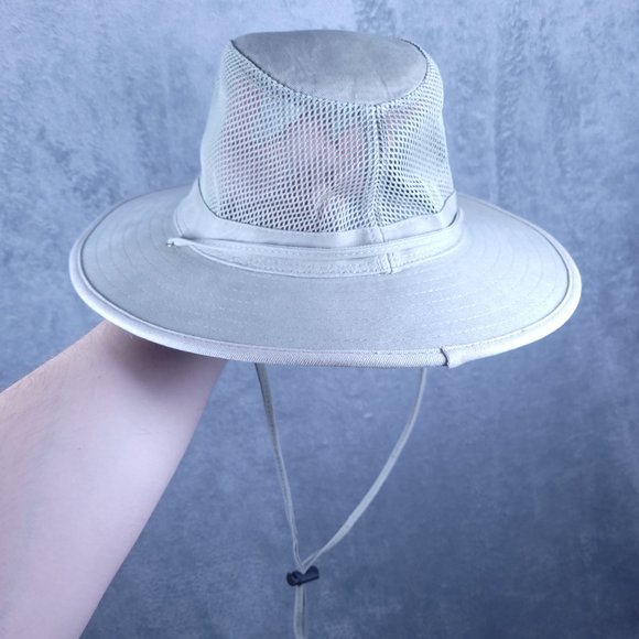 Mesh Head Safari Hat 23.25"/59CM Adjustable Chin Cord Collapsible - Picture 3 of 8